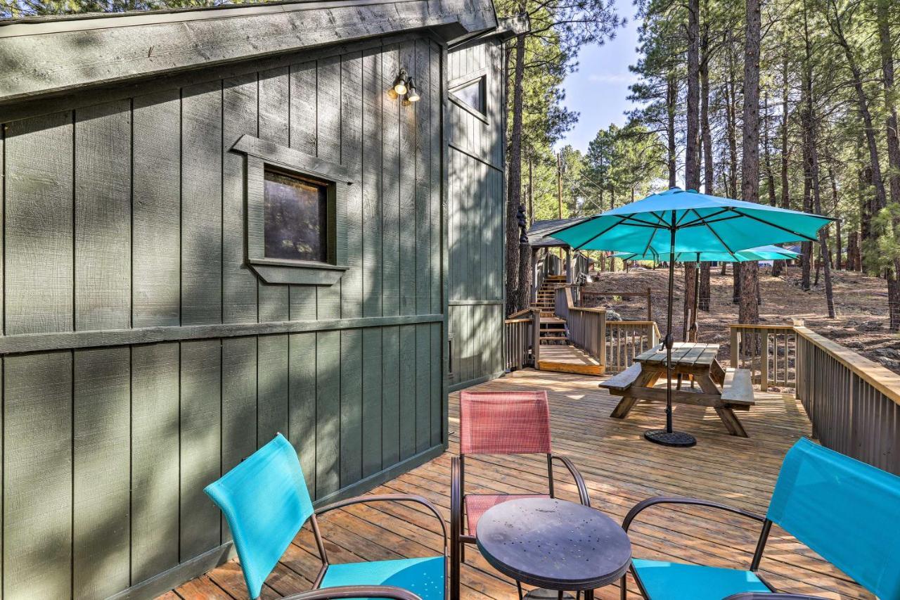 Woodsy Flagstaff Hideaway With Deck And Sunroom! Mountainaire Exterior foto